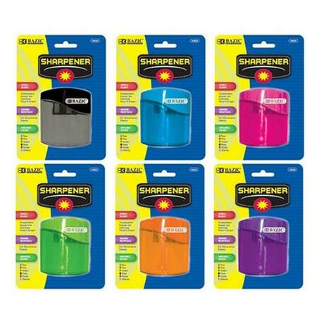 BAZIC PRODUCTS Bazic Dual Blades Sharpener w/ Square Receptacle Pack of 24 1933